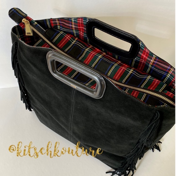 Maje Suede Tote Bag - Picture 2 of 7